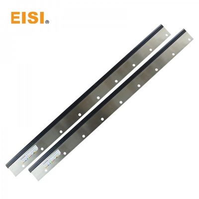 Hombre Roland 600 Cuchilla de lavado 1100x65x1.0mm 11 agujeros de acero y caucho